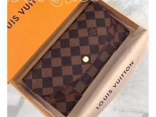 N61221 ルイヴィトン ダミエ・エベヌ 長財布 スーパーコピー 「LOUIS VUITTON」 ポルトフォイユ・カイサ ヴィトン レディース 人気 二つ折り財布 2色可選択 スリーズ