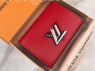 M64413 ルイヴィトン エピ 財布 コピー 「LOUIS VUITTON」 ポルトフォイユ・ツイスト コンパクト ヴィトン レディース 三つ折り財布 4色可選択 コクリコ