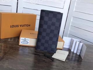 N64414 ルイヴィトン ダミエ・グラフィット 長財布 スーパーコピー 「LOUIS VUITTON」 ポルトフォイユ・アレクサンドル NM ヴィトン メンズ 二つ折り財布