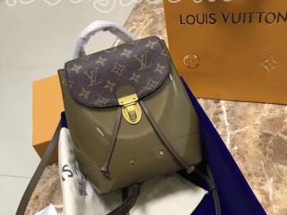 M54389 ルイヴィトン パテント バッグ コピー 「LOUIS VUITTON」 ホットスプリング ヴィトン レディース バックパック 2色可選択 ヴェール・ブロンズ