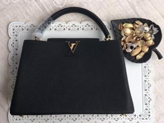 M48864 ルイヴィトン トリヨン バッグ コピー 「LOUIS VUITTON」 カプシーヌ MM ハンドバッグ ヴィトン レディース ショルダーバッグ 2色可選択 ノワール