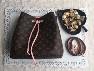 M44022 ルイヴィトン モノグラム バッグ スーパーコピー 「LOUIS VUITTON」 ネオノエ ヴィトン レディース ショルダーバッグ 5色 ピンク