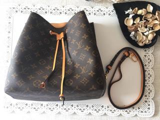 M43430 ルイヴィトン　 巾着ネオノエ  モノグラム バッグ スーパーコピー 「LOUIS VUITTON」ヴィトン レディース ショルダーバッグ 5色選択可 オレンジ