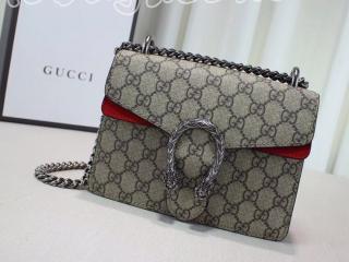 421970 KHNRN 8698 GUCCI グッチ ディオニュソス バッグ コピー Dionysus GGスプリーム ベージュ・スエード ミニバッグ レディース チェーンショルダーバッグ 4色可選択 レッド