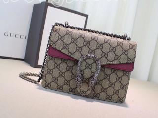 421970 KHNRN グッチ ディオニュソス バッグ コピー GUCCI Dionysus GGスプリーム ベージュ・スエード ミニバッグ レディース チェーンショルダーバッグ 4色可選択 ブルーム