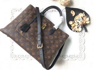 M43550 ルイヴィトン モノグラム バッグ コピー 「LOUIS VUITTON」 フラワー・トートバッグ ヴィトン レディース ショルダーバッグ ノワール