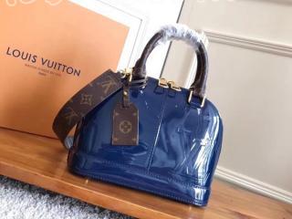 M54705 ルイヴィトン パテント バッグ スーパーコピー 「LOUIS VUITTON」 アルマ BB ハンドバッグ ヴィトン レディース ショルダーバッグ 3色可選択 マリーヌ