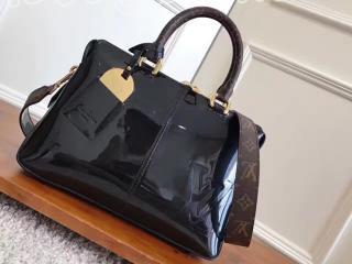 M54626 ルイヴィトン パテント バッグ スーパーコピー 「LOUIS VUITTON」 トート・ミロワール トートバッグ ヴィトン レディース ショルダーバッグ 3色可選択 ノワール