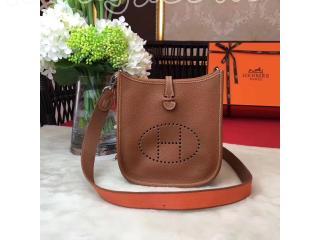 【美品】エルメス エブリン MINI トリヨンクレマンス レディース HERMES ショルダーバッグ