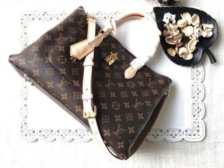 M43551 ルイヴィトン モノグラム バッグ スーパーコピー 「LOUIS VUITTON」 フラワー・トートバッグ ヴィトン レディース ショルダーバッグ ベージュ