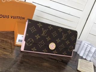 M64586 ルイヴィトン モノグラム 財布 コピー 「LOUIS VUITTON」 ポルトフォイユ・フロール ヴィトン レディース 長財布 2色可選択 ローズ・バレリーヌ