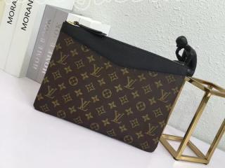 M62048 ルイヴィトン モノグラム バッグ スーパーコピー 「LOUIS VUITTON」 デイリーポーチ ヴィトン レディース クラッチバッグ 3色可選択 ノワール