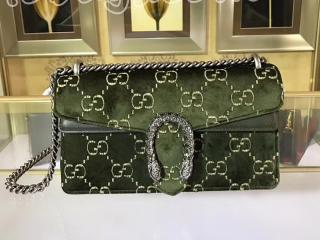 ‎499623 9JTAN 3073 グッチ ディオニュソス バッグ スーパーコピー GUCCI Dionysus GGベルベット スモール レディース ショルダーバッグ ダークオリーブ GG ベルベット