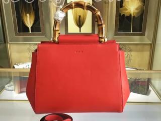 453767 DVU0G 6433 グッチ ニムフェア バッグ コピー GUCCI スモール レザー トートバッグ レディース ショルダーバッグ 2色可選択 レッド