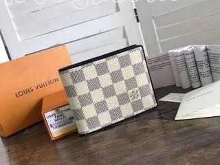 N60121 ルイヴィトン ダミエ･アズール 財布 スーパーコピー 「LOUIS VUITTON」 ポルトフォイユ・ミュルティプル ヴィトン メンズ 二つ折り財布