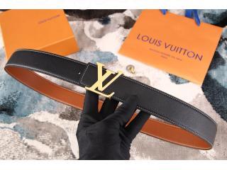 M9903Sサンチュール・LV イニシアル 40MM リバーシブル　ゴールド金具　ルイヴィトンサンチュール・LV イニシアルベルト　メンズ用