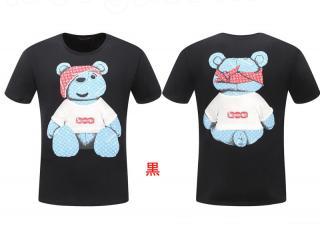 2018クルーズ Tシャツ ロゴTシャツ「LOUIS VUITTON」半袖 ターンバック袖 【レディース・メンズ用】