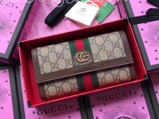 ‎523153 96IWG 8745 グッチ オフィディア 財布 スーパーコピー GUCCI Ophidia GG コンチネンタルウォレット レディース 二つ折り長財布