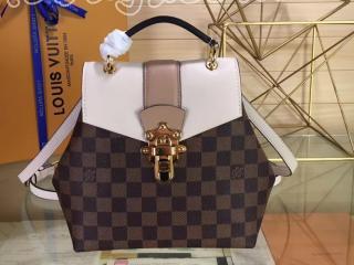 N42259 ルイヴィトン ダミエ・エベヌ バッグ コピー 「LOUIS VUITTON」 クラプトン・バックパック ヴィトン レディース バックパック 3色選択可 クレーム