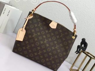 M43701 ルイヴィトン モノグラム バッグ スーパーコピー 「LOUIS VUITTON」 グレースフル PM ヴィトン レディース トートバッグ 2色選択可 ベージュ