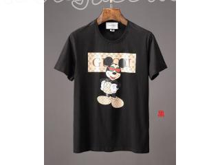 丸襟グッチ Tシャツ ディズニーランド【レディース・メンズ用】 半袖 Tシャツ 大人気 全2色選択可