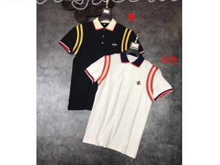 GUCCIポロシャツ グッチ 【メンズ用】Tシャツ ポロシャツ 半袖 メンズ　2色選択可