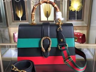 421999 CWLMT 1085 グッチ ディオニュソス バッグ ディオニュソス コピー GUCCI Dionysus トップハンドルバッグ レディース ショルダーバッグ ブラック レザー