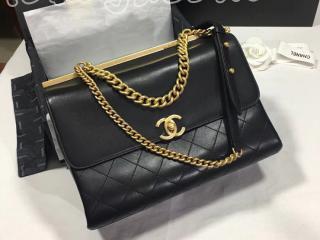 シャネル バッグ スーパーコピー CHANEL Flap Bag フラップ バッグ ラムスキン レディース ショルダーバッグ 2018年春夏 プレコレクション 3色選択可 ブラック A57087 Y10477 10602