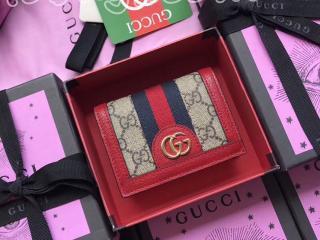 523155 96IWG 8540 グッチ 財布 コピー GUCCI オフィディア GG レディース カードケース(コイン＆紙幣入れ付き) 2色選択可