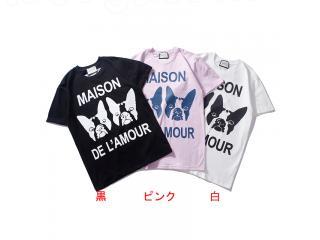 グッチ Tシャツ ロコ英字 【レディース・メンズ用】gucciシャツコピー 可愛いうさぎ 半袖 Tシャツ　3色選択可