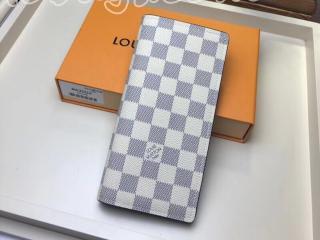 N63506 ルイヴィトン ダミエ・アズール 長財布 スーパーコピー 「LOUIS VUITTON」 ポルトフォイユ・ブラザ ヴィトン メンズ 二つ折り財布