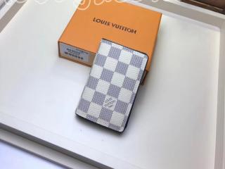 N63505 ルイヴィトン ダミエ・アズール 財布 コピー 「LOUIS VUITTON」 オーガナイザー・ドゥ ポッシュ ヴィトン メンズ 二つ折り財布