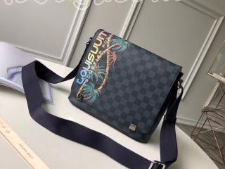 N50005 ルイヴィトン ダミエ･コバルト バッグ コピー 「LOUIS VUITTON」 ディストリクト PM NM ショルダーバッグ ヴィトン メンズ メッセンジャーバッグ