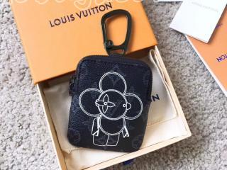 M62895 ルイヴィトン 「LOUIS VUITTON」 ZIP KEY RING ジップ キーリング付きポーチ ヴィヴィエンヌ メンズ プレコレクション