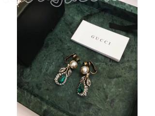 グッチ アクセサリー GUCCI イヤリング クリスタル付き フラワー ドロップピアス  ‎434219 I4762 8518