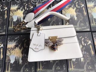 476541 DVUXT 9193 グッチ  クイーン マーガレット バッグ コピー GUCCI Queen Margaret トップハンドルバッグ レディース ショルダーバッグ・ポシェット 2色選択可 ホワイト レザー 日本未入荷