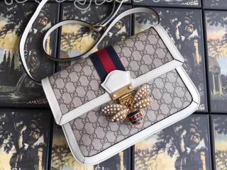 524356 9I6BT 8459 グッチ バッグ コピー GUCCI クイーン マーガレット GGミディアム レディース ショルダーバッグ 4色可選択 ホワイト