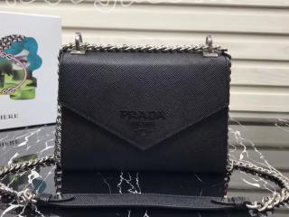 1BD127_2ERX_F0632_V_OOO プラダ モノクローム バッグ スーパーコピー PRADA Monochrome レディース チェーンショルダーバッグ 4色選択可 ブラック