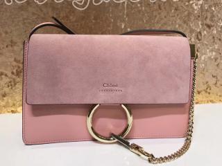 CHC15US127H2O6J5 クロエ バッグ スーパーコピー「CHLOÉ FAYE」スモール レディース ショルダーバッグ 5色選択可 cement pink