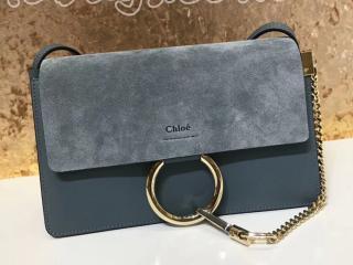 CHC15US127H2O41H クロエ バッグ コピー「CHLOÉ FAYE」スモール レディース ショルダーバッグ 5色選択可 cloudy blue