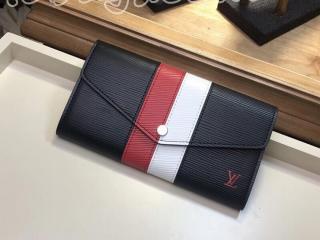 M62985 ルイヴィトン エピ 長財布 コピー 「LOUIS VUITTON」 ポルトフォイユ・サラ ヴィトン レディース 二つ折り財布 2色選択可 ノワール