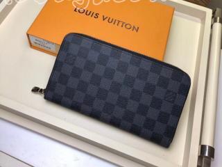 N60111 ルイヴィトン ダミエ・グラフィット 長財布 スーパーコピー 「LOUIS VUITTON」 ジッピー・オーガナイザー NM ヴィトン メンズ ラウンドファスナー財布