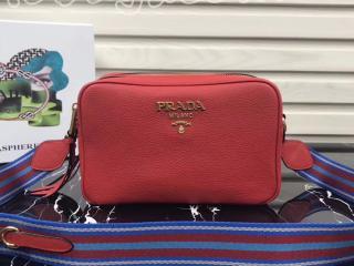 1BH082_2BBE_F0011_V_NOO プラダ バッグ スーパーコピー PRADA レザー レディース ショルダーバッグ 4色選択可 レッド