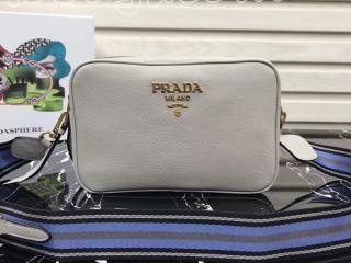 1BH082_2BBE_F0009_V_NOO プラダ バッグ コピー PRADA レザー レディース ショルダーバッグ 4色選択可 ホワイト