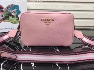 1BH082_2BBE_F0442_V_NOO プラダ バッグ コピー PRADA レザー レディース ショルダーバッグ 4色選択可 ピンク