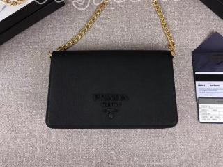 1BP012_NZV_F0002_V_KWO プラダ バッグ スーパーコピー PRADA 「サフィアーノ」レザー ミニバッグ レディース ショルダーバッグ 3色選択可 ブラック