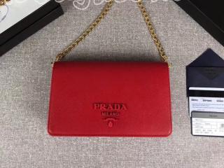 1BP012_NZV_F068Z_V_KWO プラダ バッグ スーパーコピー PRADA 「サフィアーノ」レザー ミニバッグ レディース ショルダーバッグ 3色選択可 レッド