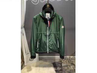 薄いコート 春秋　MONCLER 新しいデザイン メンズ モンクレール グリーン