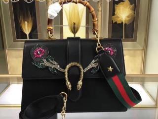 421999 DUX8N 8389 グッチ ディオニュソス バッグ スーパーコピー GUCCI Dionysus 装飾 トップハンドルバッグ レディース ショルダーバッグ