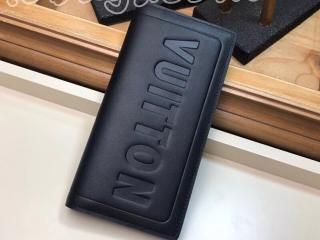 M63256 ルイヴィトン 長財布 コピー 「LOUIS VUITTON」 ポルトフォイユ・ブラザ ダーク・アンフィニティ ヴィトン メンズ 二つ折り財布